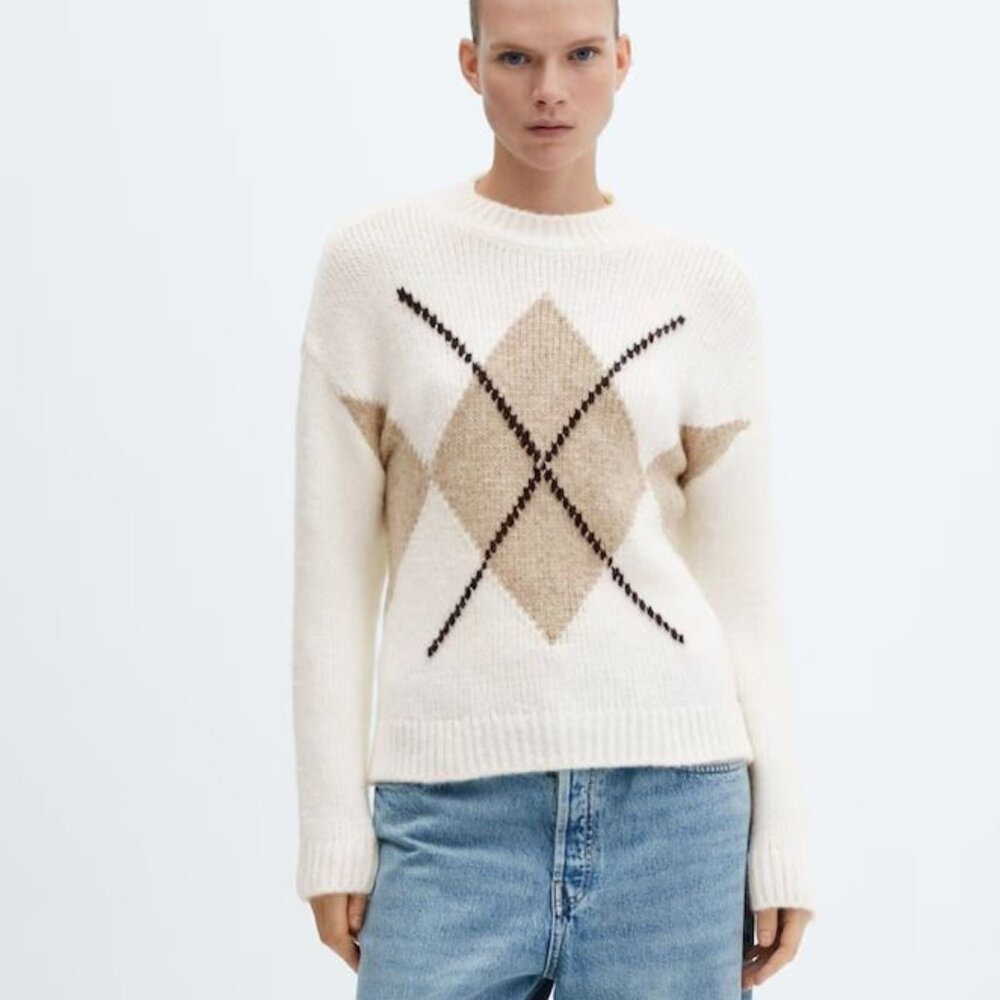 MOVING SALE | Buy by 2/21 | Mango Round-neck knitted sweater - Women | XS